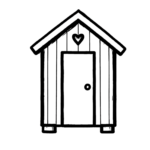 pictogramme cabine de plage